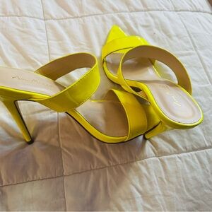 Anne Michelle Yellow Women's Heels